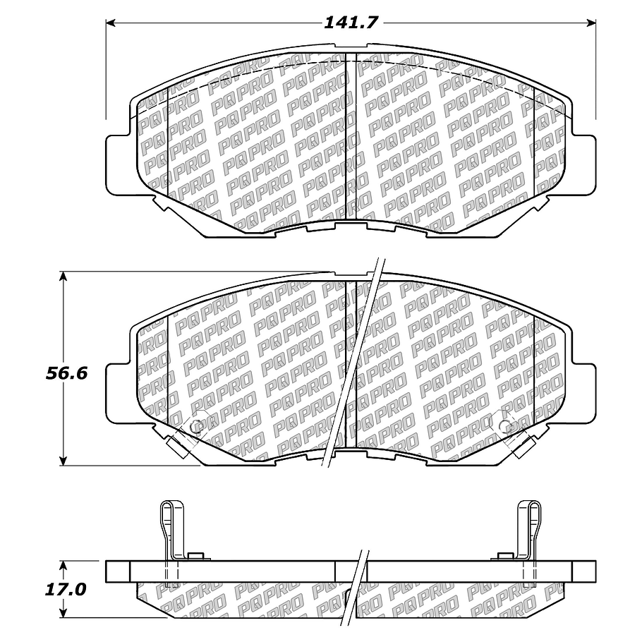 Pastillas Freno Honda CR-V 2002-2006 Delantero 3