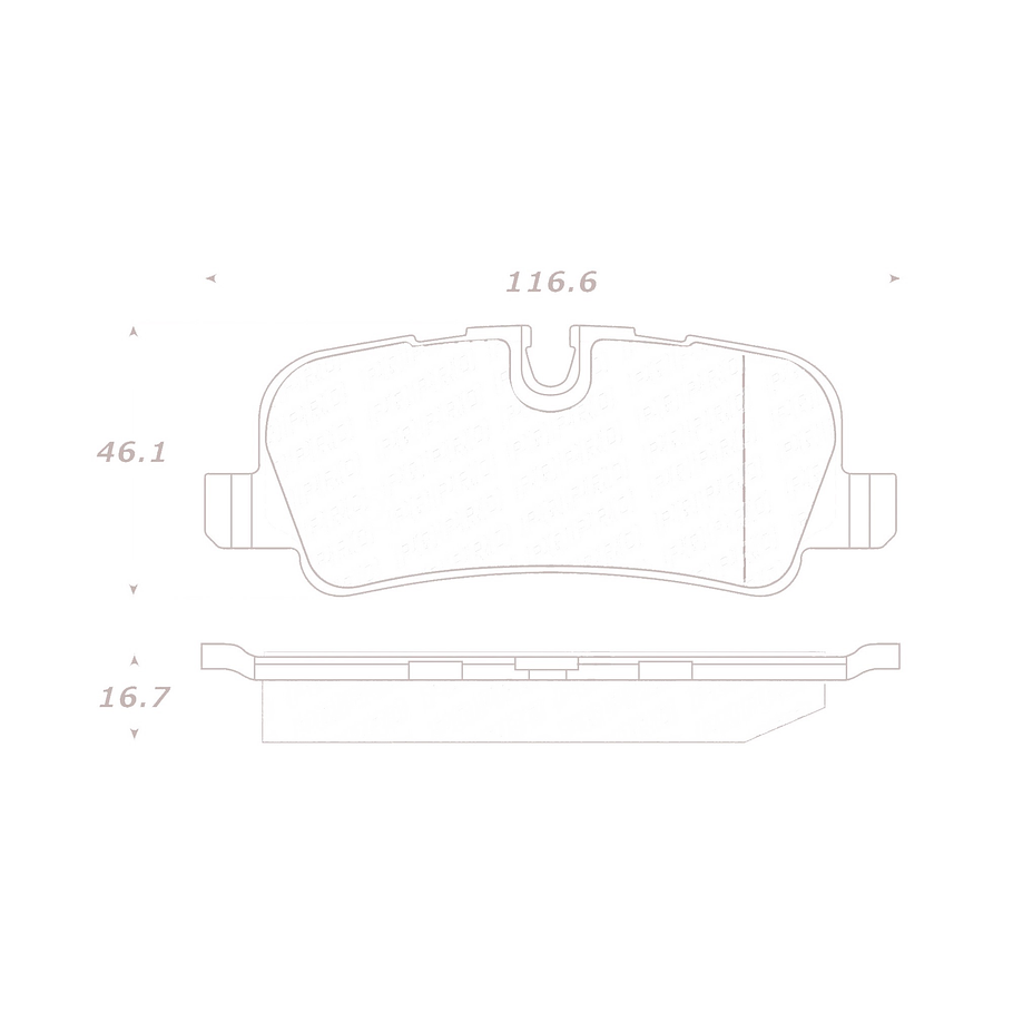 Pastillas Freno Land Rover Discovery 2004-2009 Trasero 3