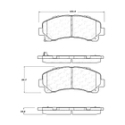 Pastillas Freno Chevrolet D-Max;   LUV D-Max 2011-2023 Delan 4
