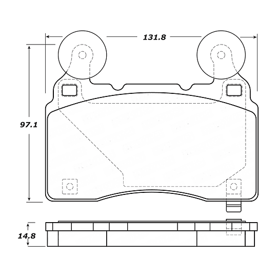 Pastillas Freno STOPTECH 308.14740