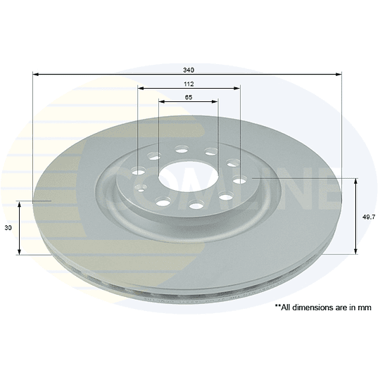 Disco Freno COMLINE ADC1498V