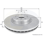 Disco Freno COMLINE ADC1648V 1