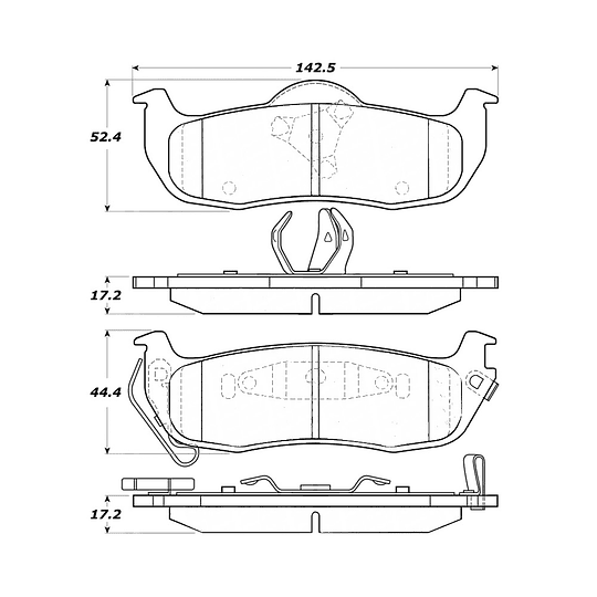 Pastillas Freno PQPRO 500.10410