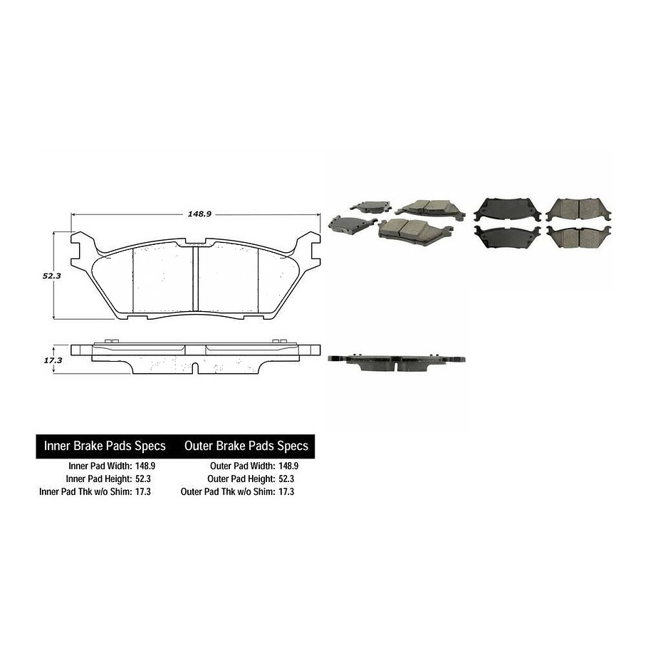 Pastillas Freno POWERSTOP 17-1790 1