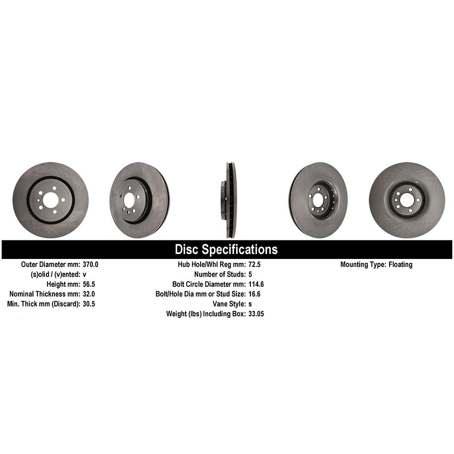 Disco Freno POWERSTOP AR83092 1