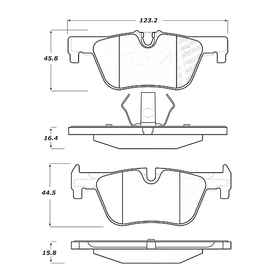 Pastillas Freno BMW 418 Gran Coupe 2014-2020 Trasero
