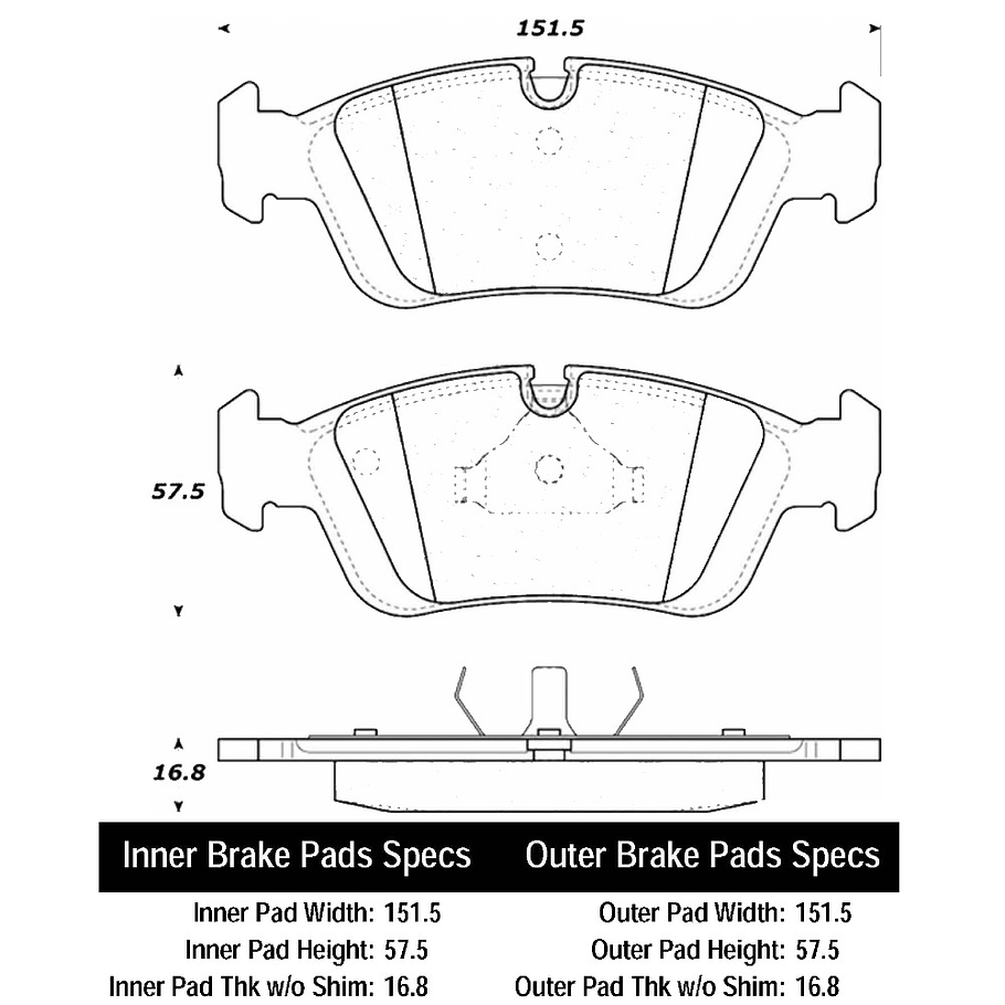 Pastillas Freno BMW 318i 1990-2000 Delantero 2