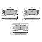 Pastillas Freno Chevrolet Trooper 1991-2002 Delantero 2