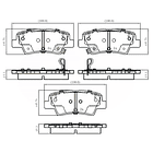 Pastillas Freno Hyundai Elantra 2016-2020 Trasero 2