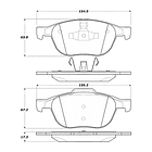 Pastillas Freno Mazda 5 2010-2018 Delantero 2