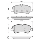 Pastillas Freno MOTAQUIP LVXL1745 1