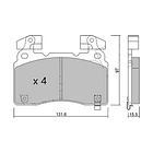 Pastillas Freno MOTAQUIP LVXL1939 1
