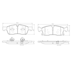Pastillas Freno Mercedes Benz ML250 2011-2019 Delantero 2