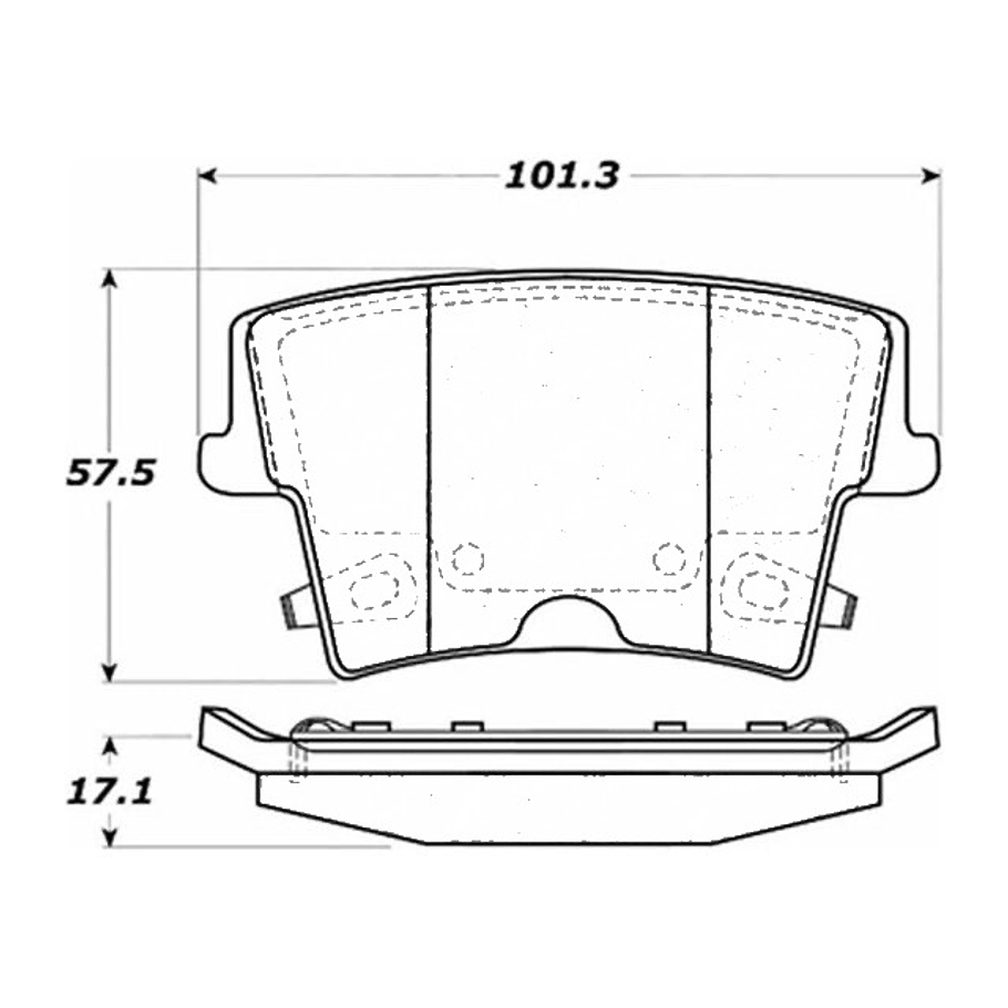 Pastillas Freno POWERSTOP NXT-1057 1