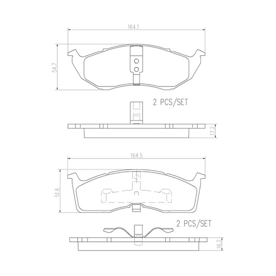 Pastillas Freno MOTAQUIP LVXL221