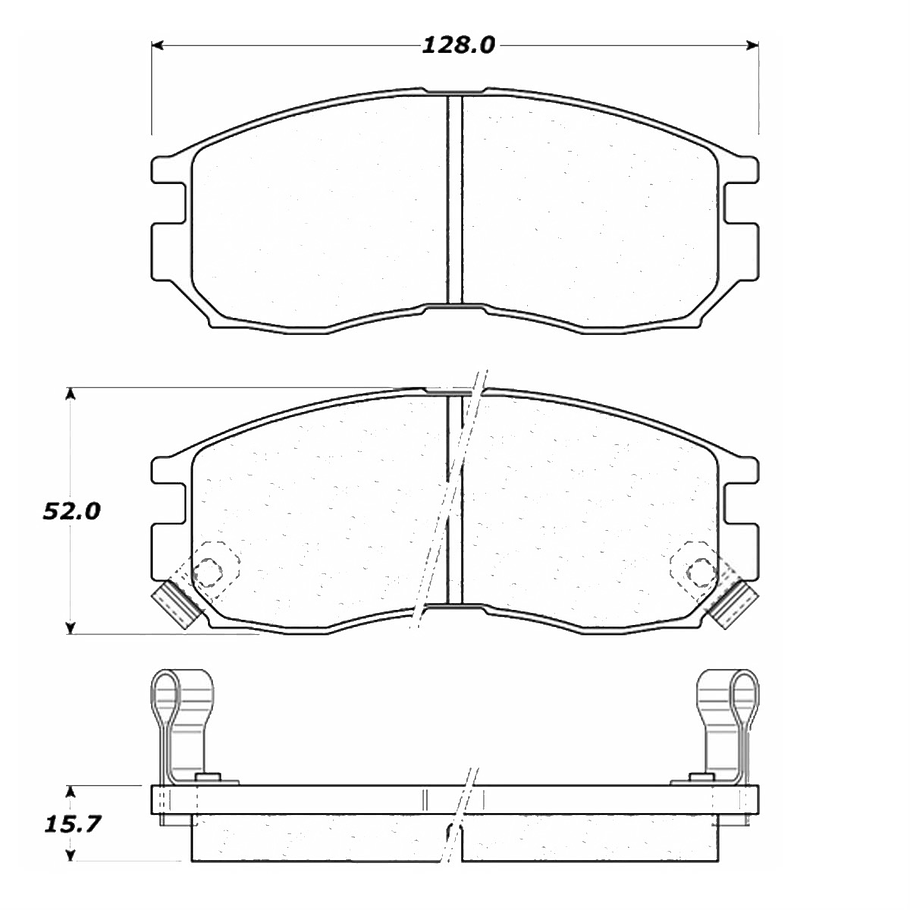 Pastillas Freno MOTAQUIP LVXL719 1