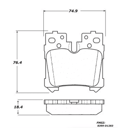Pastillas Freno POWERSTOP NXT-1283