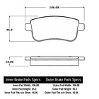 Pastillas Freno Renault Fluence 2009-2020 Trasero 2
