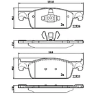 Pastillas Freno MOTAQUIP LVXL1889 1