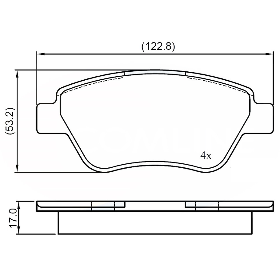 Pastillas Freno MOTAQUIP LVXL2003 1