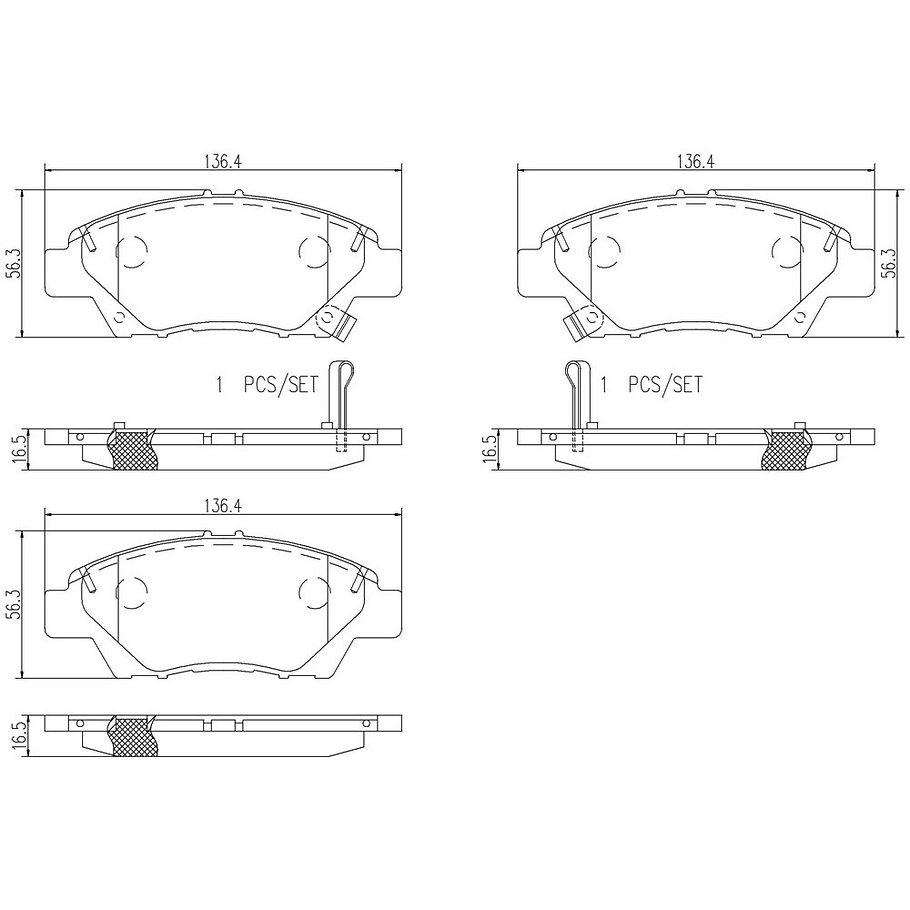 Pastillas Freno POWERSTOP NXT-1394 1