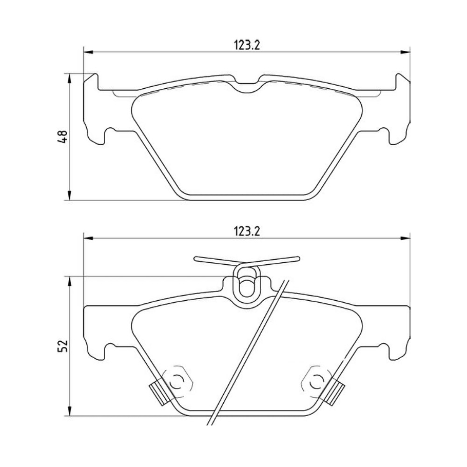 Pastillas Freno Subaru Ascent 2019-2023 Trasero 2