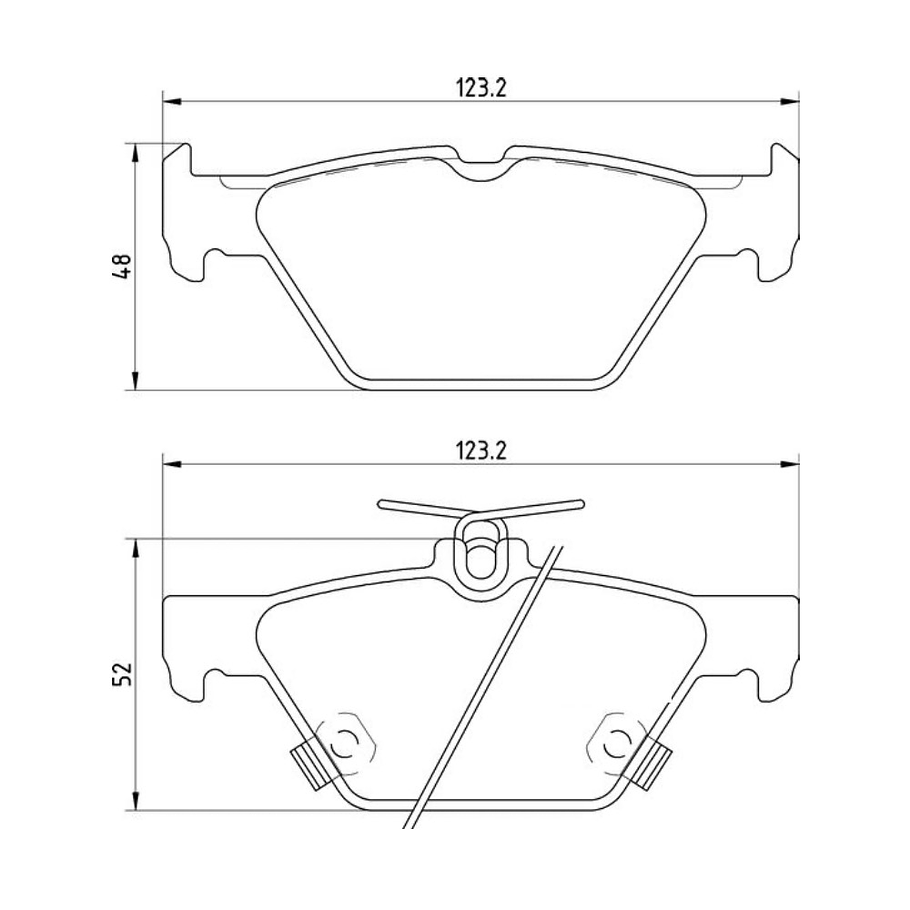 Pastillas Freno Subaru Outback 2015-2019 Trasero 2