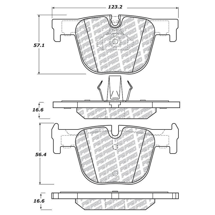 Pastillas Freno BMW 435i xDrive 2014-2020 Trasero 2
