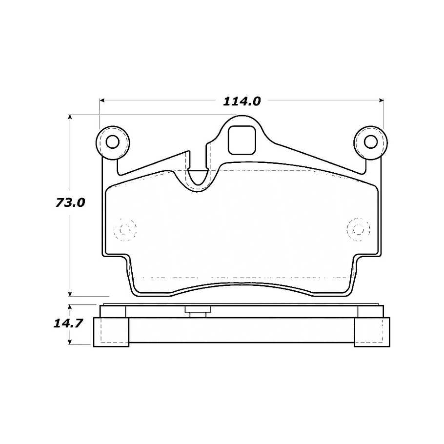 Pastillas Freno Porsche 911 GTS 2005-2012 Delantero 2