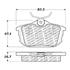 Pastillas Freno PQPRO 500.08380 1