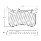 Pastillas Freno Mercedes Benz GLA45 AMG 2014-2020 Delantero 4