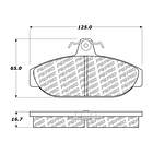 Pastillas Freno Volvo 780 1986-1990 Delantero 2