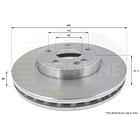 Disco Freno COMLINE ADC1678V 2