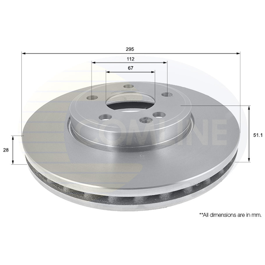 Disco Freno COMLINE ADC1678V 2