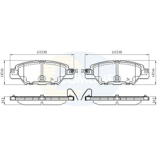 Pastillas Freno COMLINE CBP32416