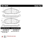 Pastillas Freno Ford Mustang 2005-2014 Delantero 4