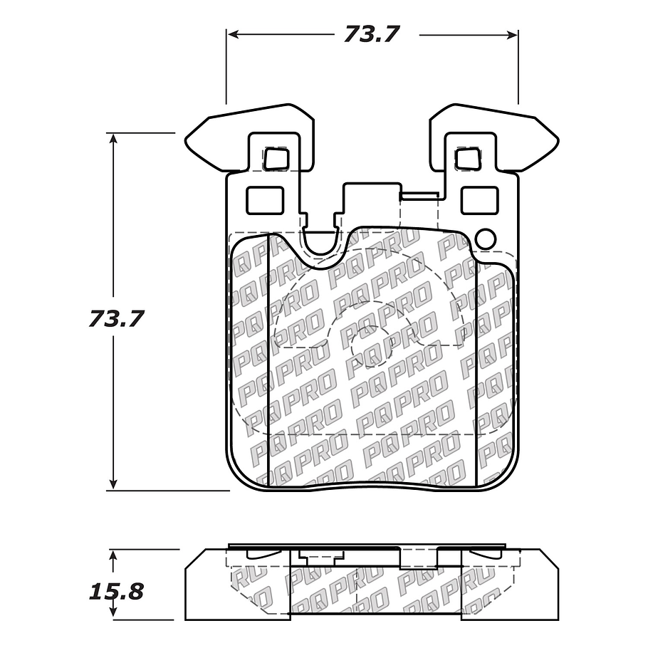 Pastillas Freno BMW 320i 2019-2023 Trasero 4