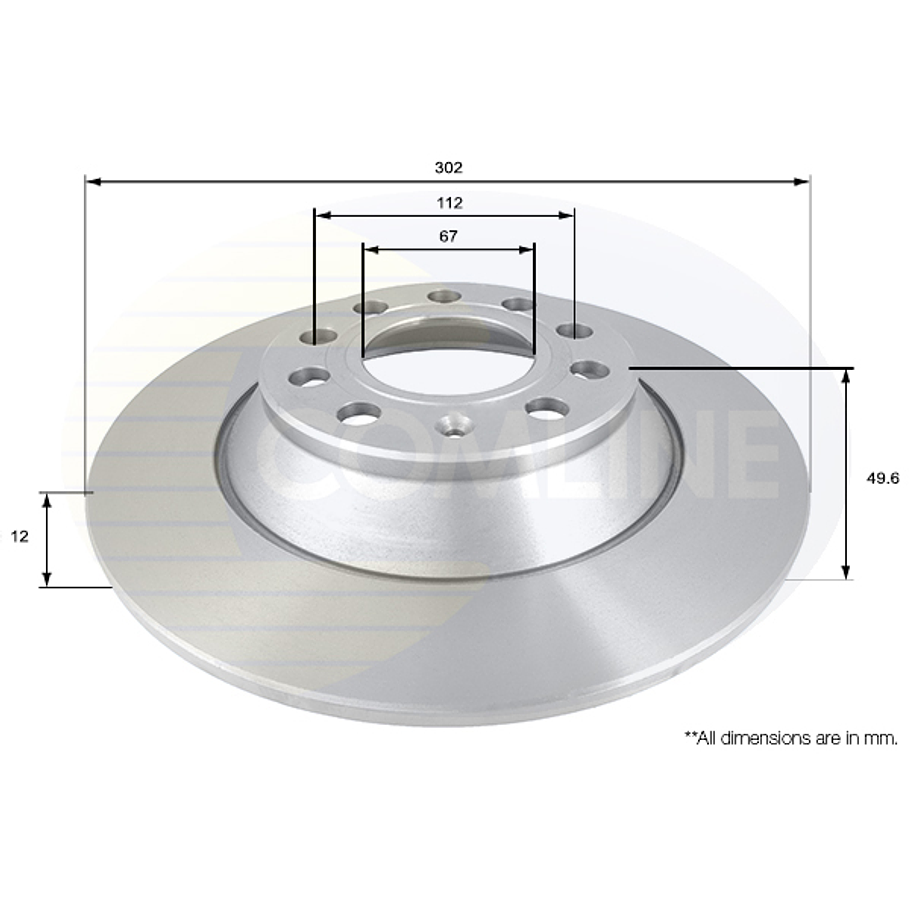 Disco Freno COMLINE ADC1471 1