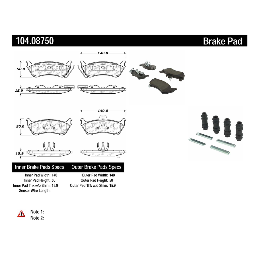 Pastillas Freno POSIQUIET 104.08750 1