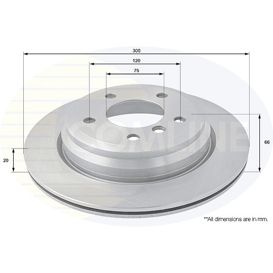 Disco Freno COMLINE ADC1761V