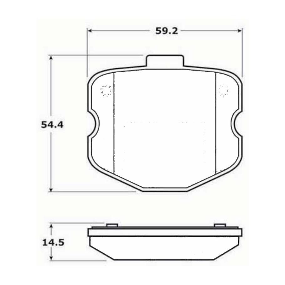 Pastillas Freno Chevrolet Corvette 2005-2013 Delantero 2