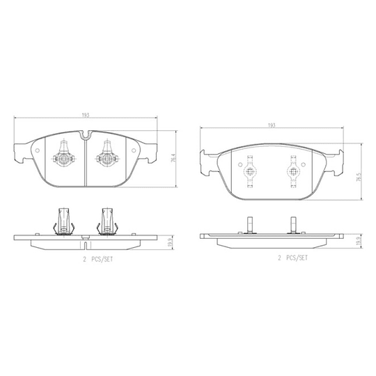 Pastillas Freno Audi SQ5 2012-2017 Delantero