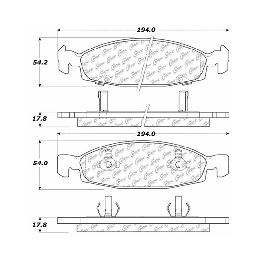 Pastillas Freno Jeep Grand Cherokee 1999-2004 Delantero