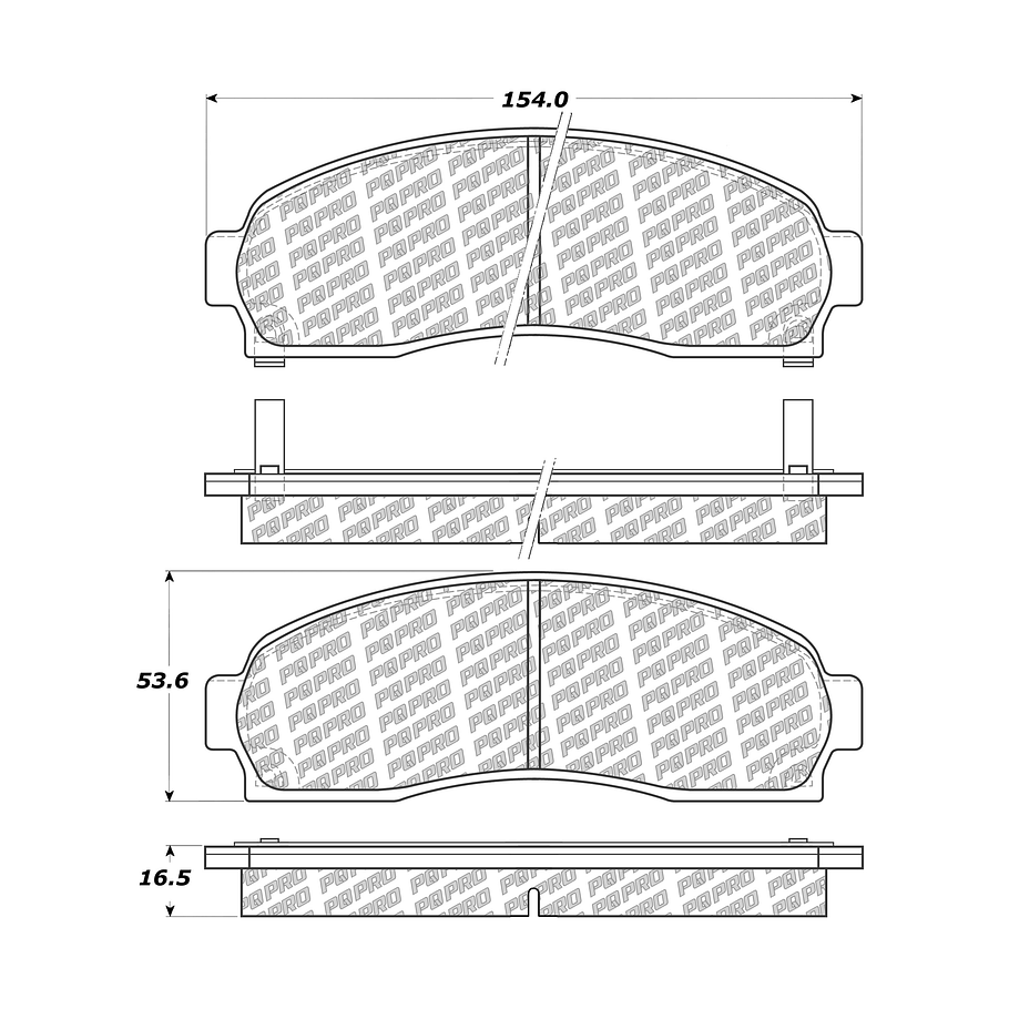 Pastillas Freno Ford Explorer 1995-2001 Delantero 3