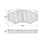 Pastillas Freno Mercedes Benz G500 1990-2018 Delantero 3