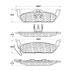 Pastillas Freno Ford F-Series 2004-2008 Trasero 3