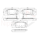 Pastillas Freno ALLIED NIPPON ADB32694 2