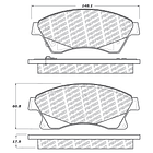 Pastillas Freno Chevrolet Sonic 2012-2020 Delantero 4