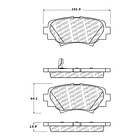 Pastillas Freno Mazda CX-3 2016-2023 Trasero 3