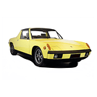 Pastillas Freno Porsche 914 1969-1976 Delantero, Trasero 1